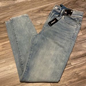 Express skinny high rise jeans size 6R